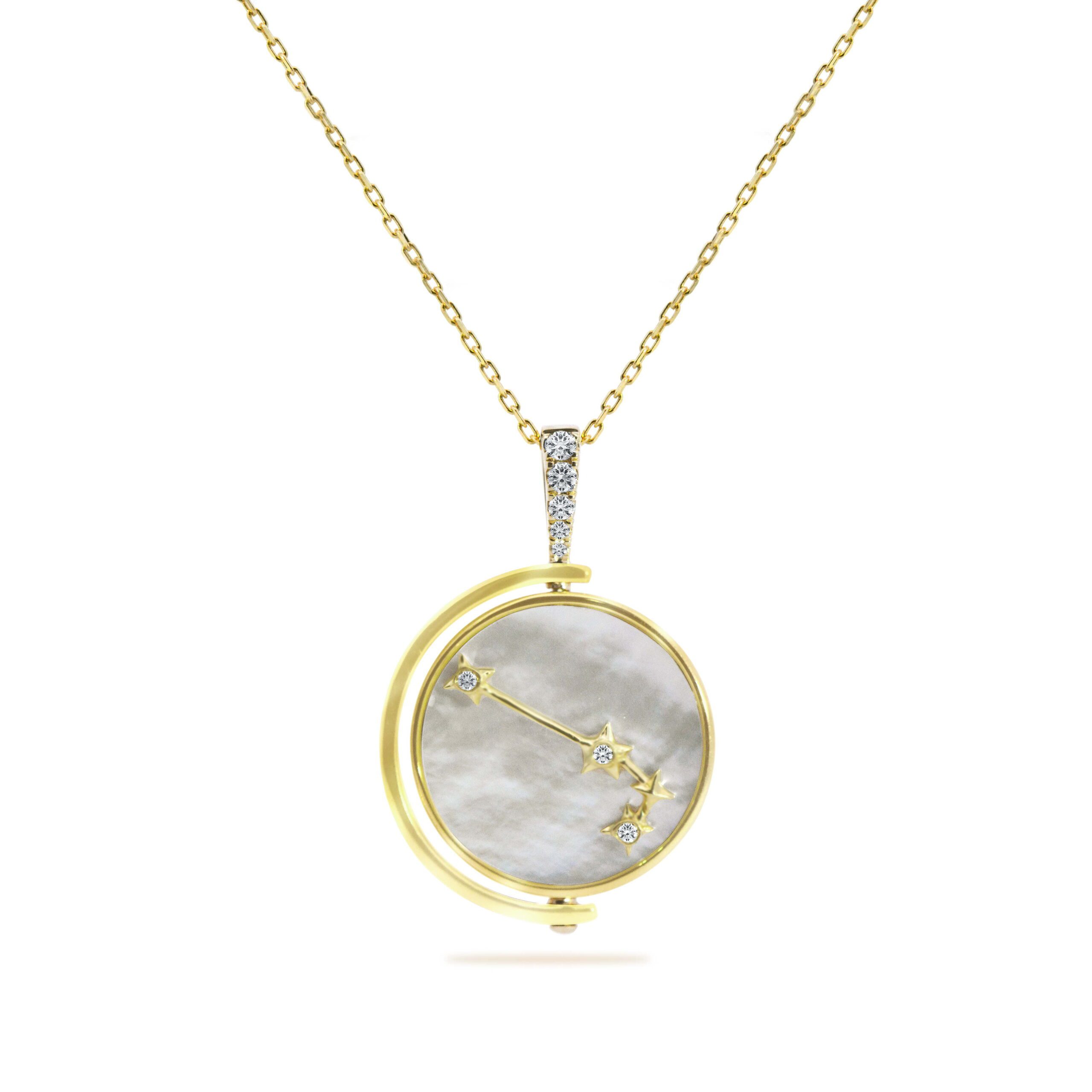 Lab diamond Aries Zodiac pendant Dubai