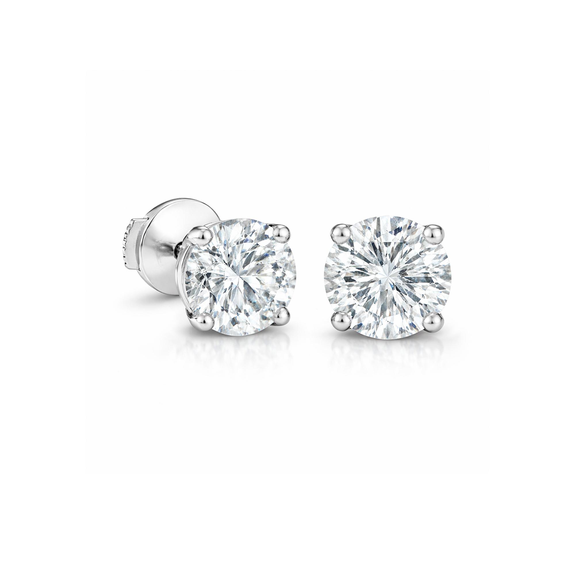 Lab Diamond Stud Earrings