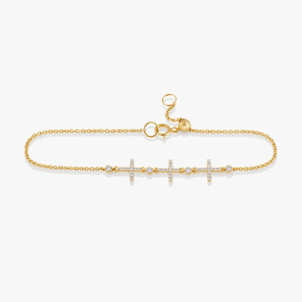 Cross Lab Diamond Bracelet