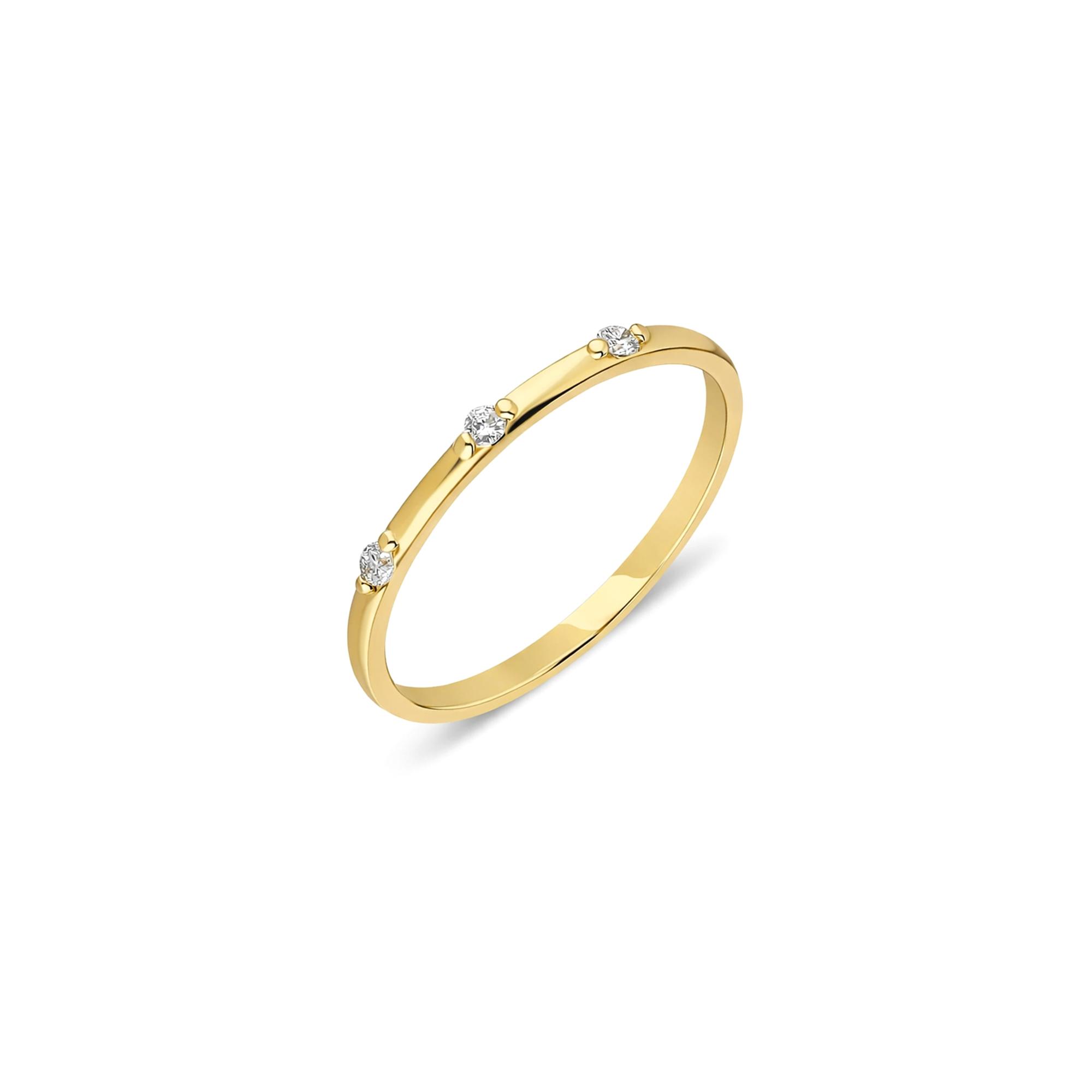 Dainty Lab Diamond Ring