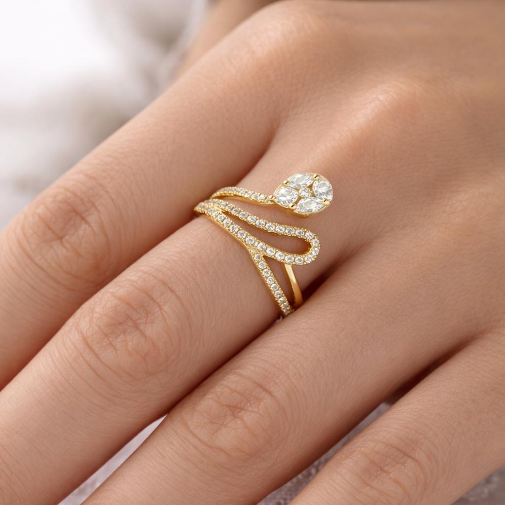 Designer Lab Diamond Ring Dubai