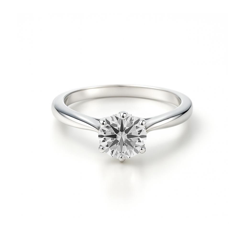 Lab Diamond Engagement Ring