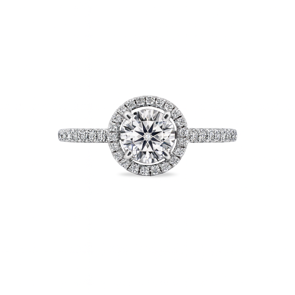 Lab Diamond Engagement ring with Halo UAE