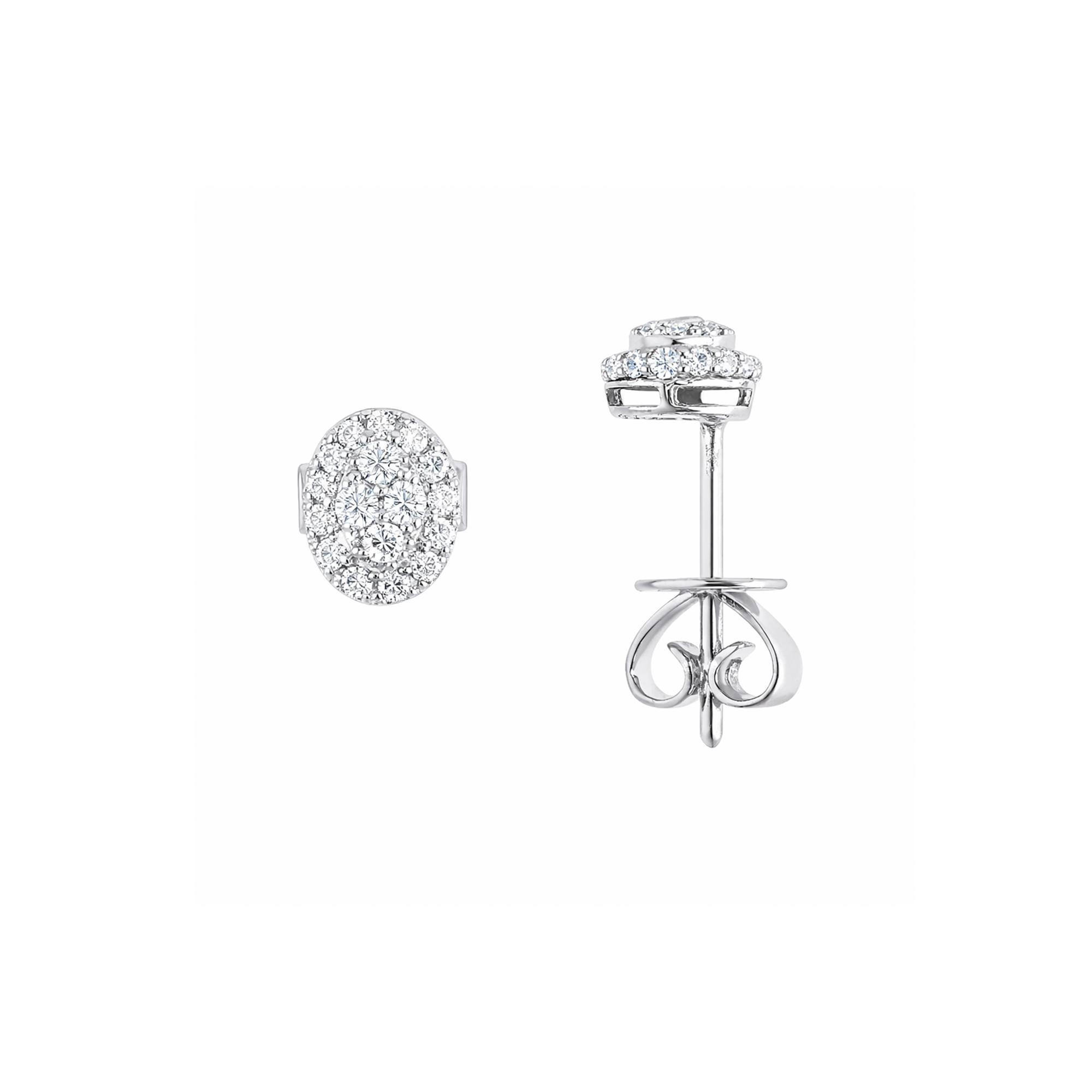 Diamond Lab Studded Earrings