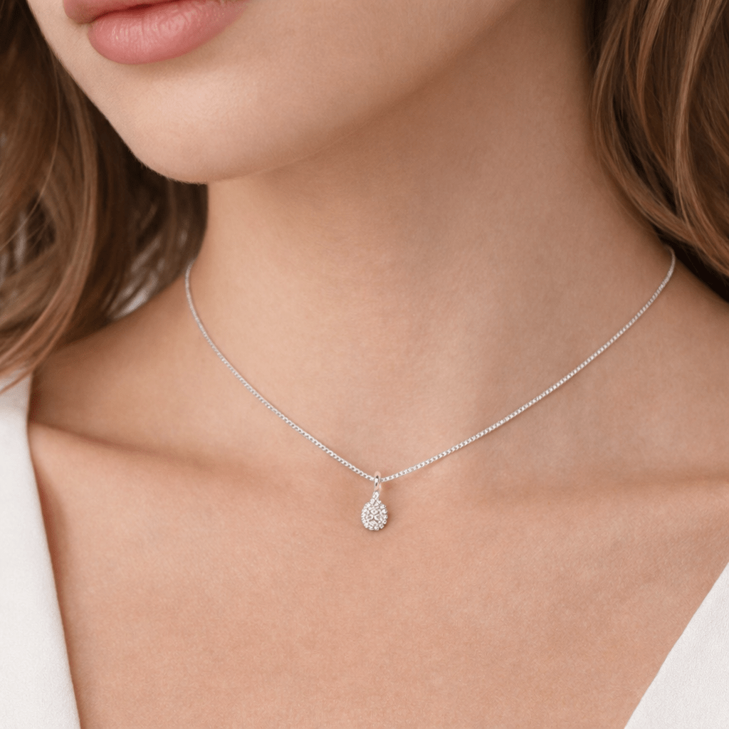Lab Diamond Studded Pendant Dubai