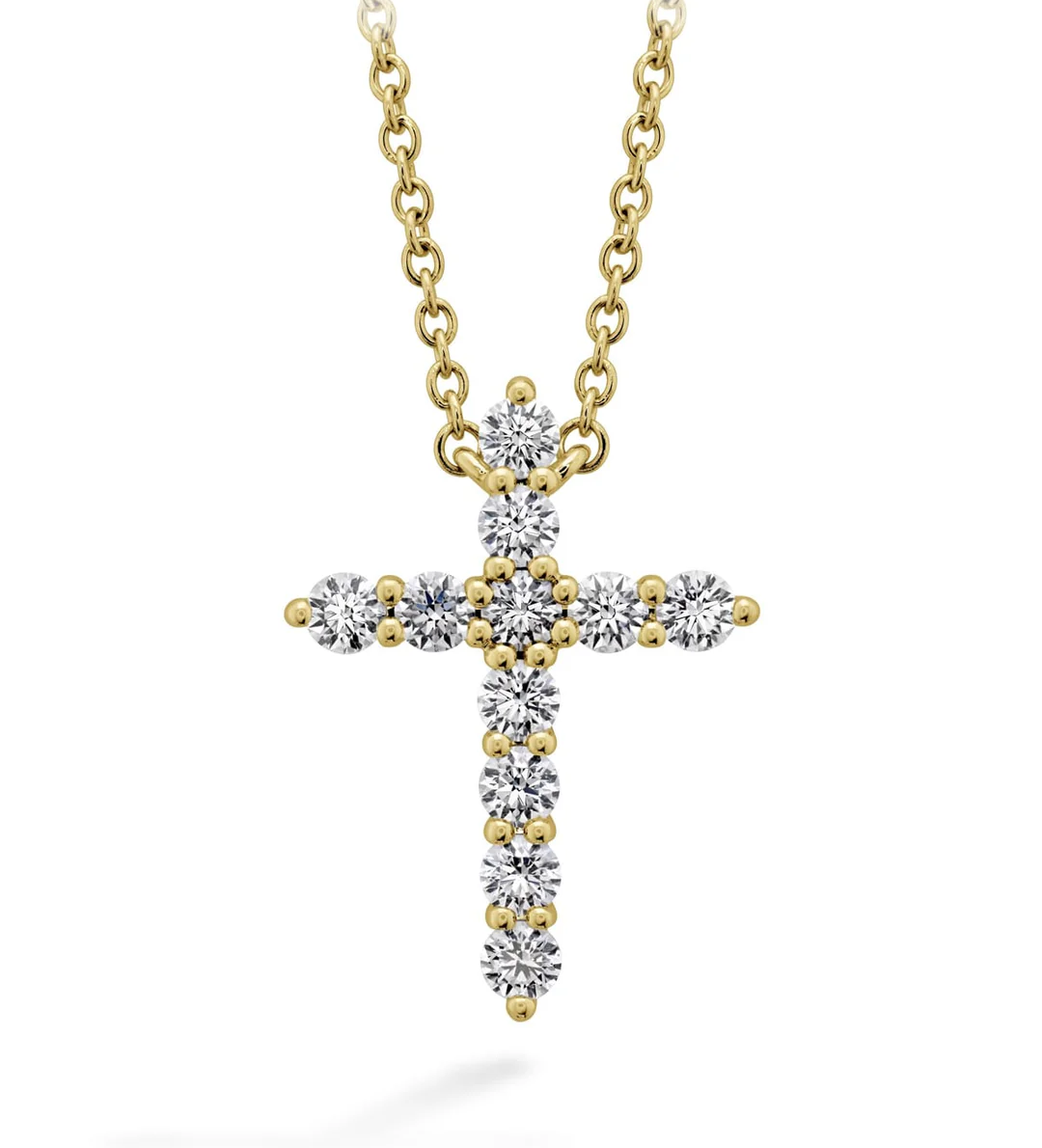 Lab Diamond cross Pendant