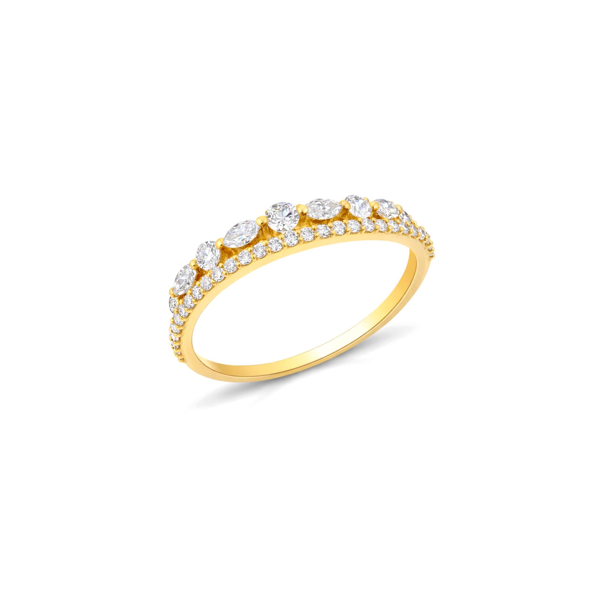 Fancy Eternity Lab Diamond Ring Dubai