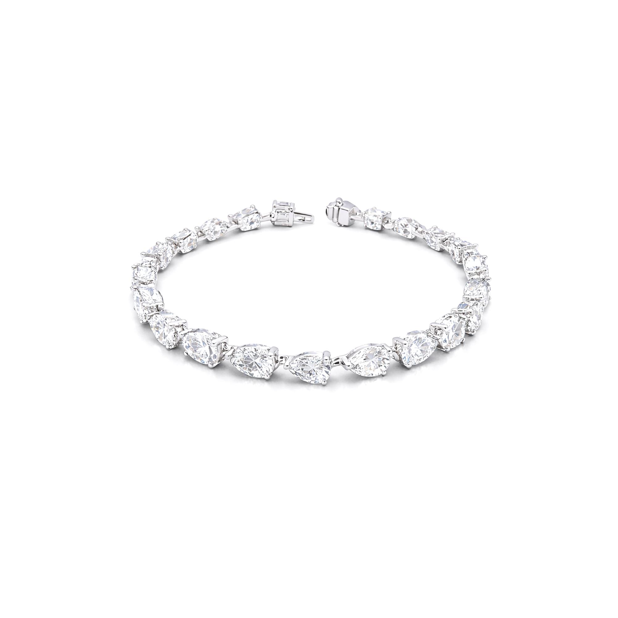 Multi Shaped lab diamond Bracelet