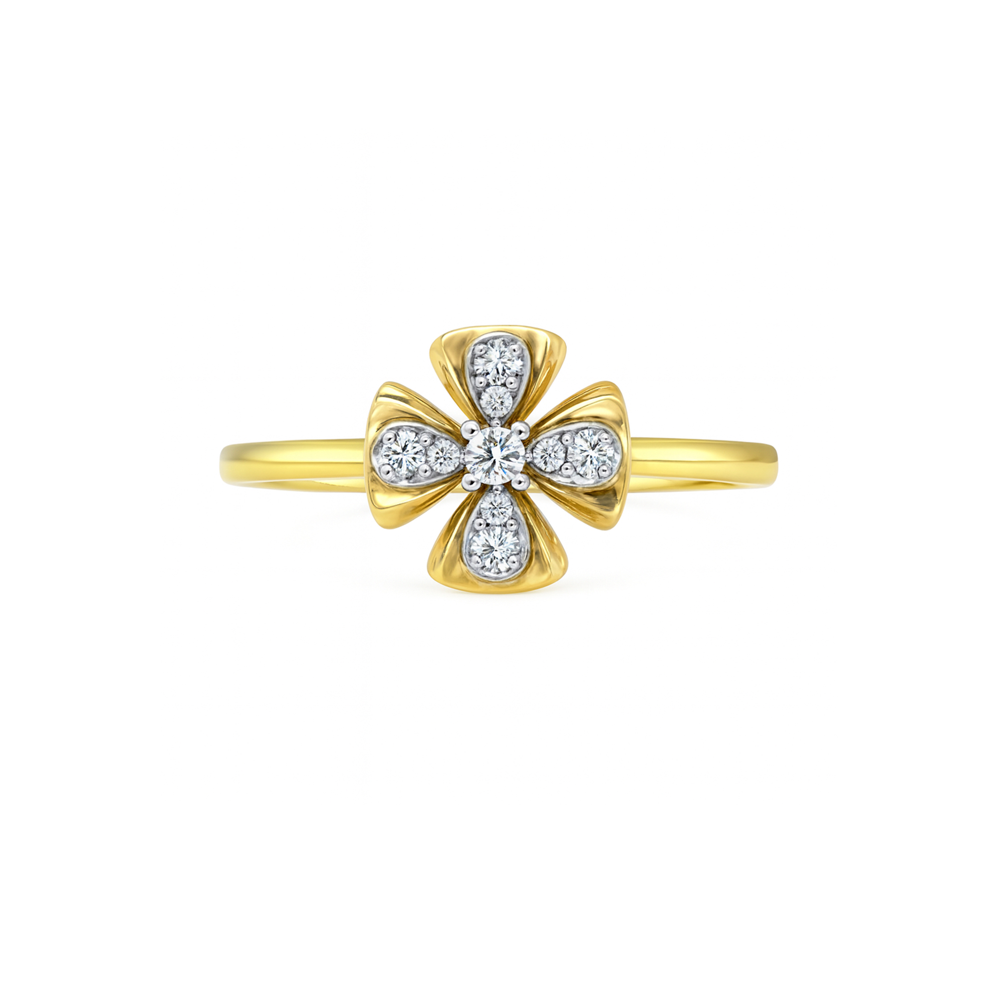 Flower lab diamond ring UAE