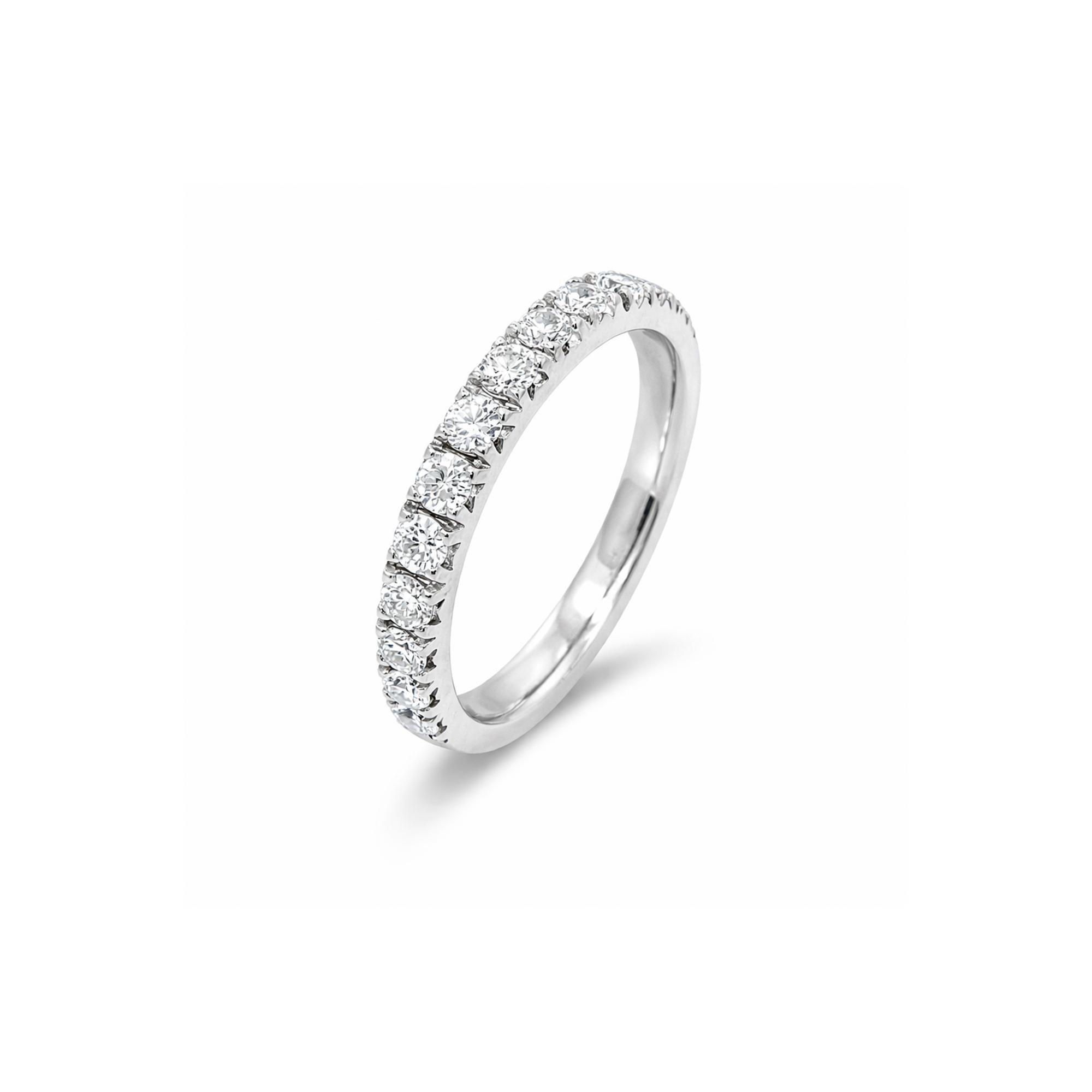 Lab diamond Half Eternity ring Dubai
