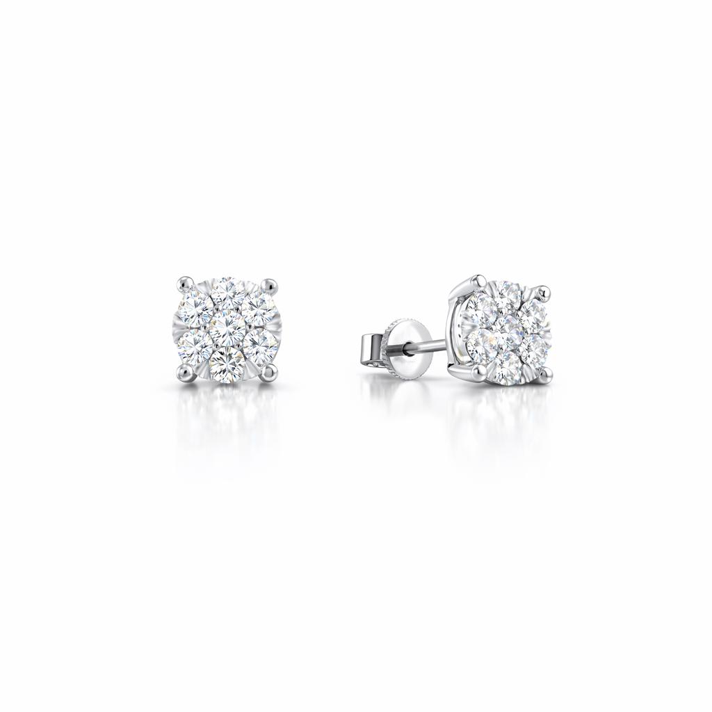 Illusion Lab Diamond Earrings