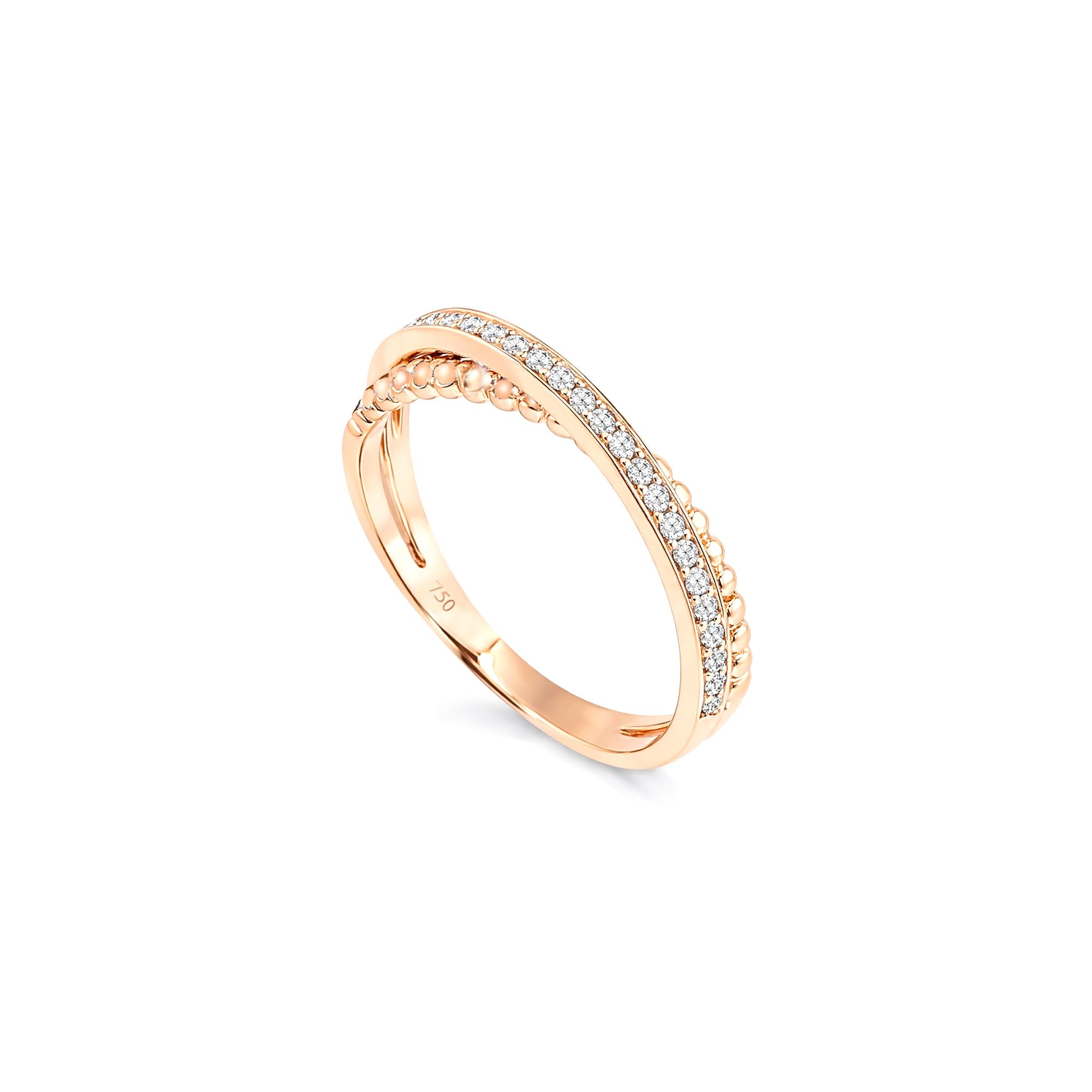 Intertwined Lab Diamond Ring