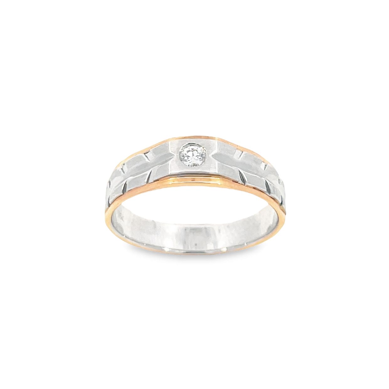 Lab diamond Mens Wedding Ring