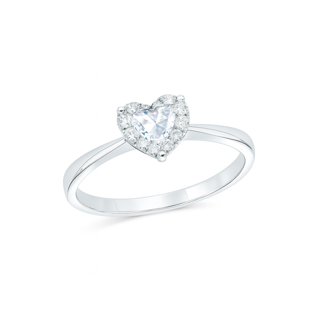 Old European cut Lab Diamond ring