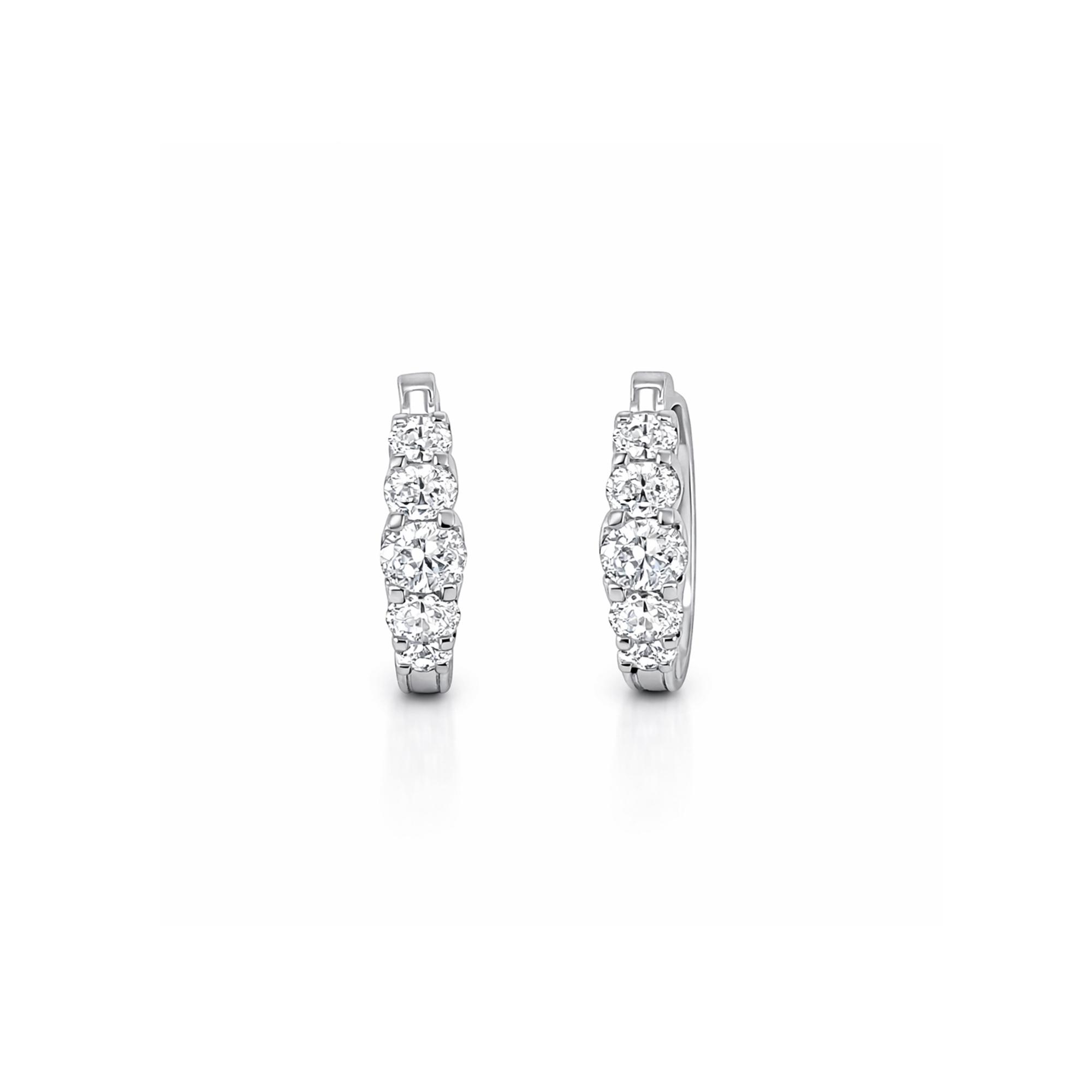Oval Lab Diamond Earrings