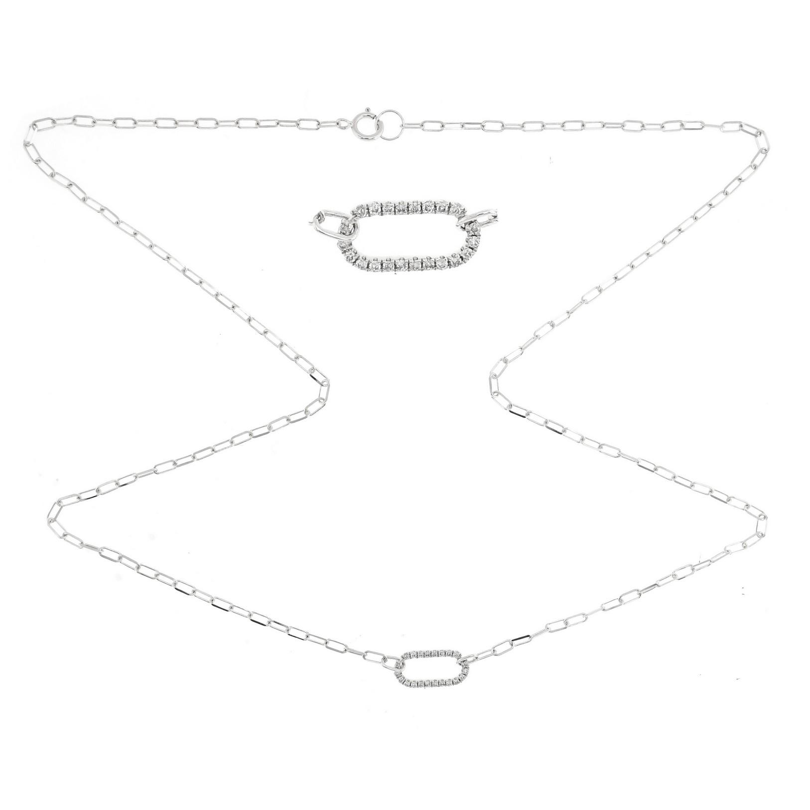 Oval Shaped Lab diamond Necklace