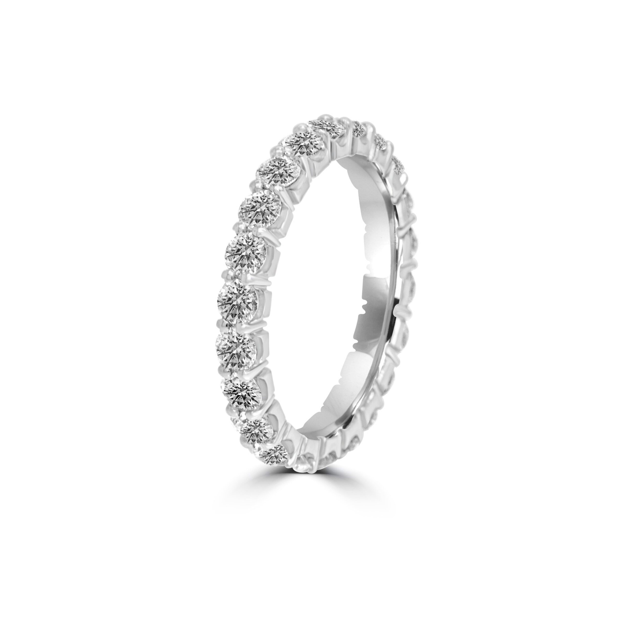 Round Lab Diamond Eternity Band Dubai