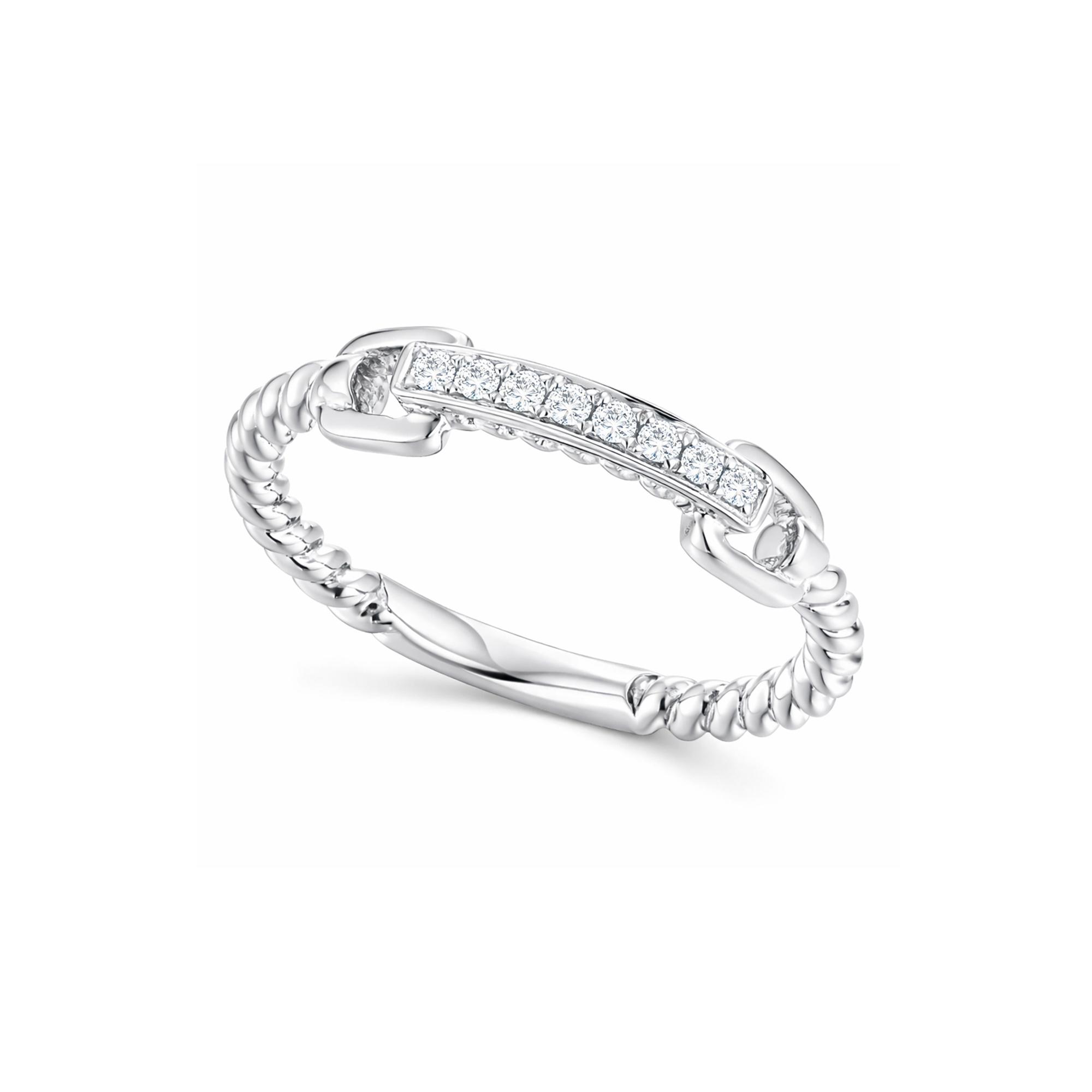 Simple Lab Diamond Ring