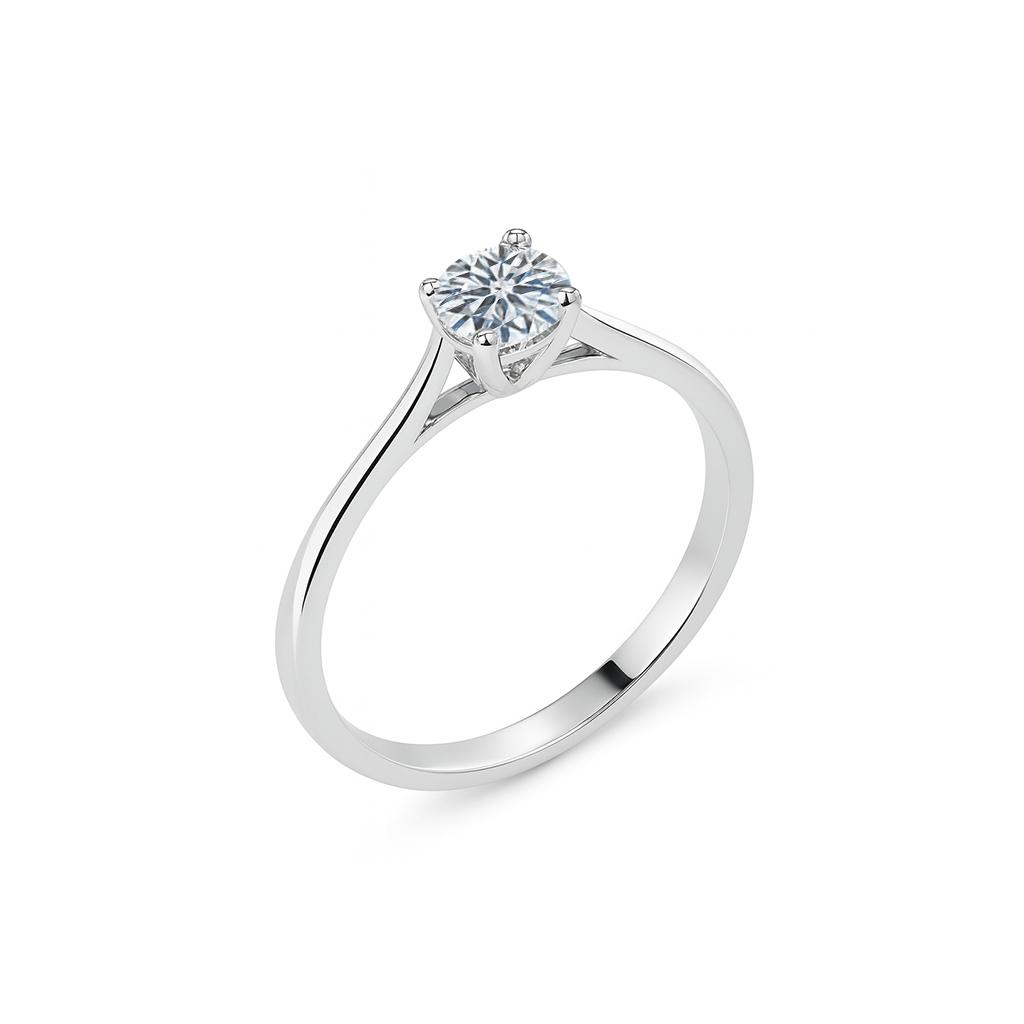 Solitaire Lab Diamond Engagement Ring
