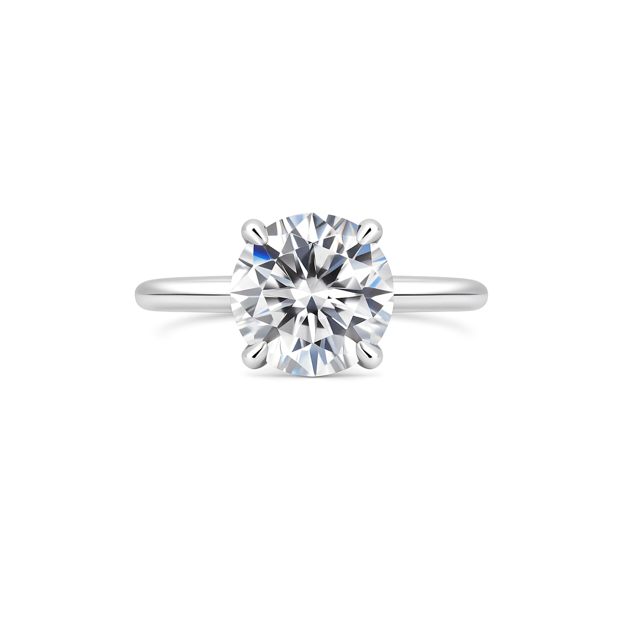 Solitaire lab diamond ring