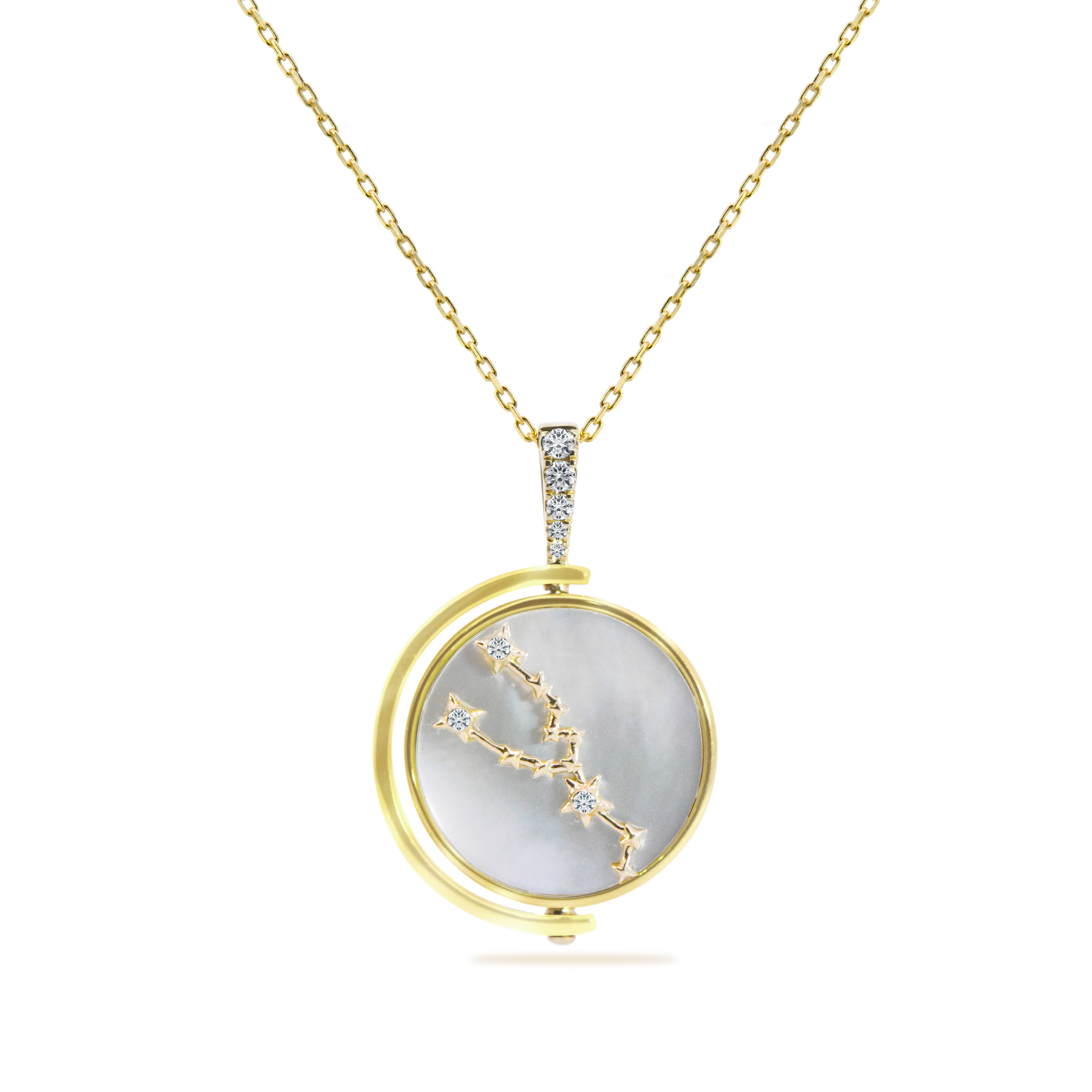 Lab diamond Taurus Zodiac pendant Dubai