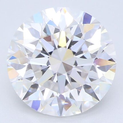 2 carat round lab grown diamond