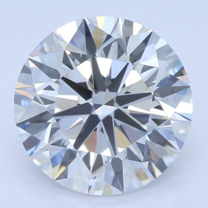 4 carat round lab grown diamond