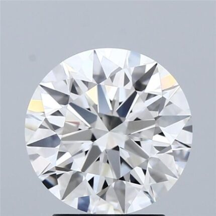 2.50 carat round lab grown diamond